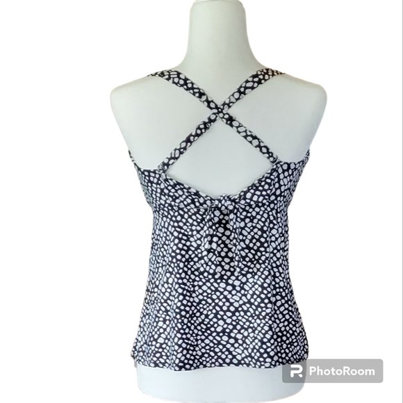 Coco Reef Underwire Tankini Top Convertible Neckline Swim Top Sz 32/34 - Picture 6 of 13